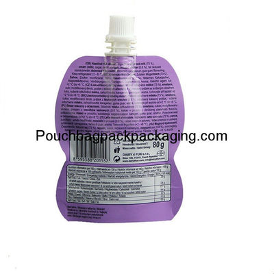 Pochette à bec verseur debout de 3,17 oz pour les aliments pour bébés, sans BPA et sécurité alimentaire fournisseur