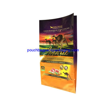 Pochette latérale debout avec fermeture éclair, pochette à soufflet latérale à fond plat avec fermeture éclair fournisseur