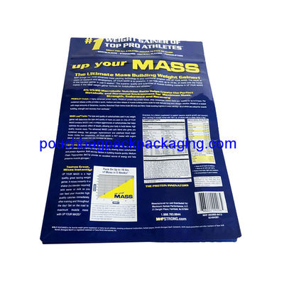 Pochette debout à fond plat avec fermeture éclair, sac à soufflet à fond quadruple fournisseur