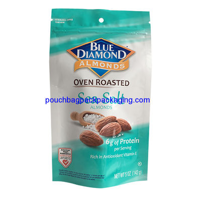 Sac de poche en papier d'aluminium avec fermeture à glissière pour l'emballage alimentaire fournisseur