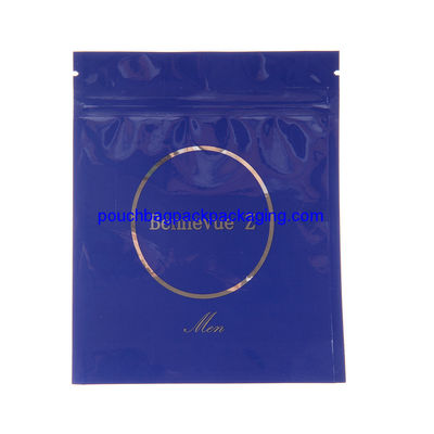 Sac à fermeture éclair imprimé avec encoche de déchirure, pochette à fermeture éclair personnalisée fournisseur