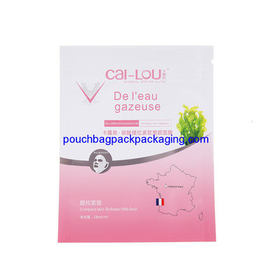 Sac à fermeture éclair imprimé avec encoche de déchirure, pochette à fermeture éclair personnalisée fournisseur