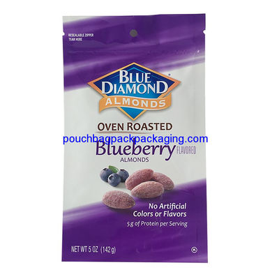 Sacs debout refermables à fermeture éclair, pochettes d'emballage de thé pour collations - paquet de 100 fournisseur