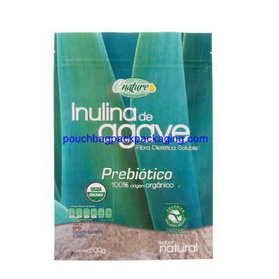 Pochette de fruits debout avec fermeture éclair, sac debout 1KG, 500g, 250g fournisseur