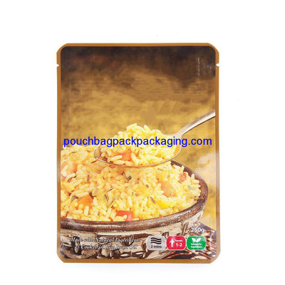 Pochette de cornue en aluminium pour viande, sacs de cornue de qualité alimentaire fournisseur