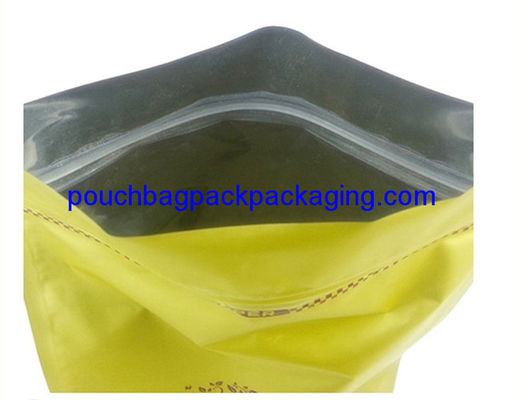 Sac à café à fermeture éclair à fond plat, sac à café à fond debout avec fermeture à glissière fournisseur