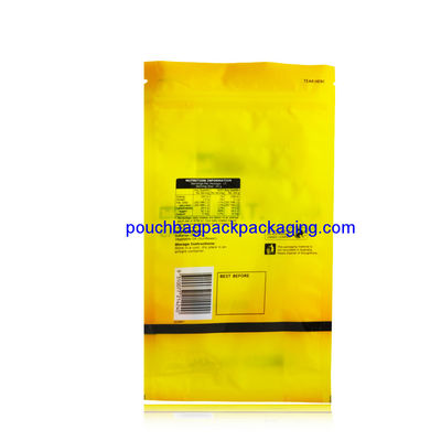 Sac en plastique sur mesure avec fermeture à glissière, sac de fermeture à glissière pour emballage alimentaire fournisseur