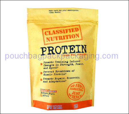 Pochette à fermeture éclair kraft, sac en papier kraft brun, VENTES CHAUDES 2018 de haute qualité fournisseur