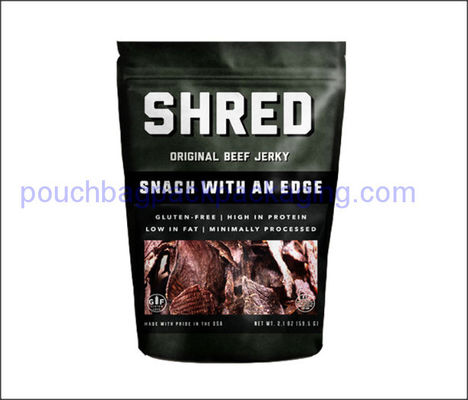 Sac d&#39;emballage Kraft, sac pochette debout avec fermeture éclair pour l&#39;emballage alimentaire fournisseur