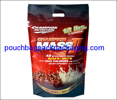 Pochette debout en aluminium, sac debout, doypack pour emballage alimentaire 12LBS fournisseur