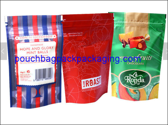 Pochette supérieure à fermeture éclair, sac en aluminium laminé refermable fournisseur