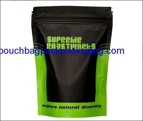 Pochette debout, fermeture éclair, doypack imprimé doré avec fermeture éclair pour bonbons 25,6 OZ, 1,6 LB, 726 g fournisseur