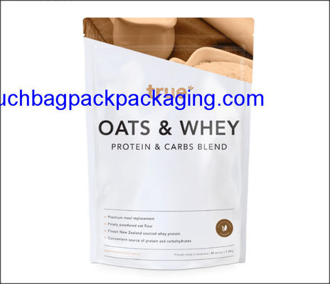 Sac d'emballage alimentaire en plastique d'impression couleur, pochette d'emballage debout pour la nourriture fournisseur