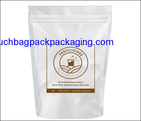 Sac d'emballage alimentaire en plastique d'impression couleur, pochette d'emballage debout pour la nourriture fournisseur