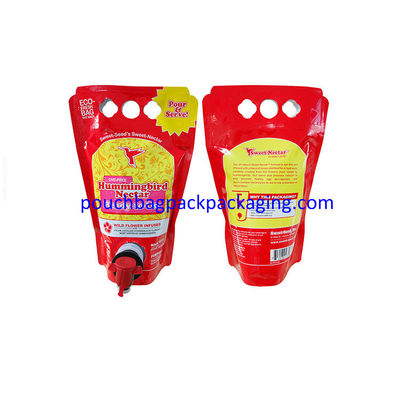 Sachet en plastique dans une boîte de 500 ml avec bec verseur pour savon aseptique, lait, jus, eau, vin rouge fournisseur