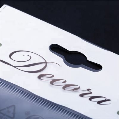 Sacs en plastique adhésifs transparents adaptés aux besoins du client de bijoux de joint de BOPP avec l&#39;en-tête, sac d&#39;en-tête de bopp avec l&#39;adhésif de joint fournisseur