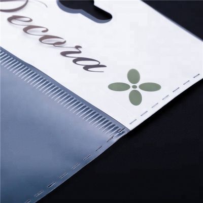 Sacs en plastique adhésifs transparents adaptés aux besoins du client de bijoux de joint de BOPP avec l&#39;en-tête, sac d&#39;en-tête de bopp avec l&#39;adhésif de joint fournisseur