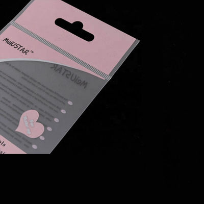 Sacs d&#39;emballage en plastique de carte matérielle simple d&#39;en-tête de BOPP avec auto-adhésif fournisseur