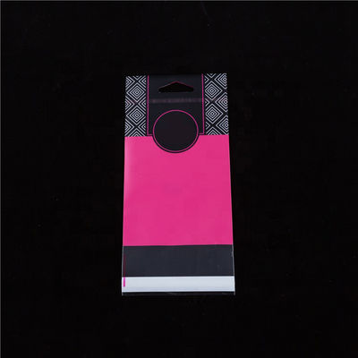 Sac d&#39;emballage BOPP imprimé, sac d&#39;en-tête d&#39;emballage BOPP avec bande adhésive forte fournisseur