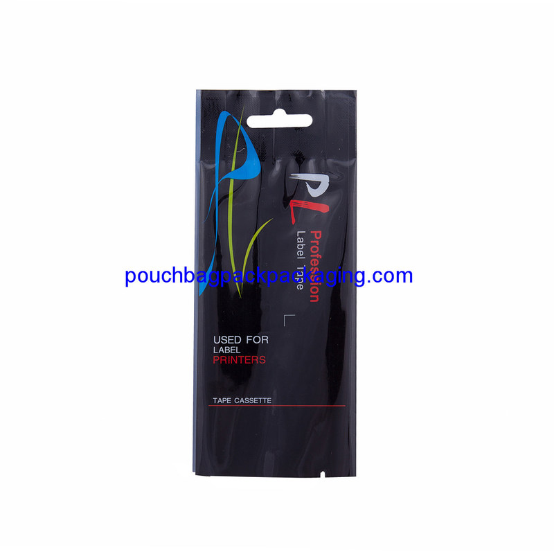 Sac à soufflet latéral personnalisé, pochette à soufflet latéral à joint inférieur avec trou de suspension fournisseur