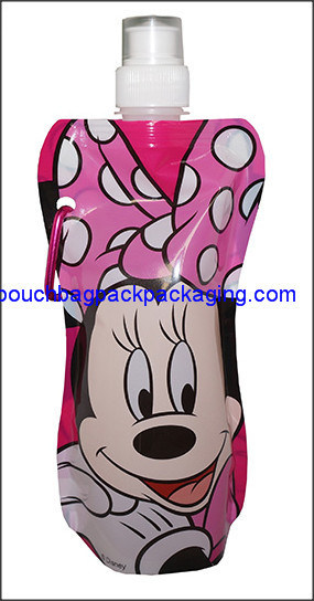 Pochette à bec vertical en papier d'aluminium pour jus, pochette à bec vertical pour boisson de 100 ml à 500 ml fournisseur