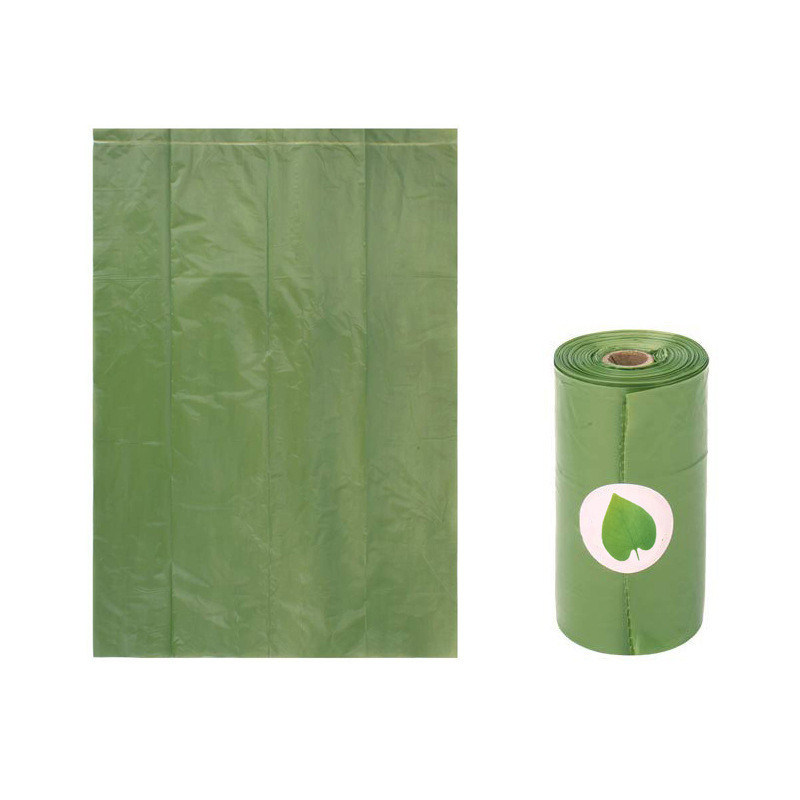 Sac poubelle biodégradable à base de fécule de maïs, sac poubelle en fécule de maïs compostable fournisseur