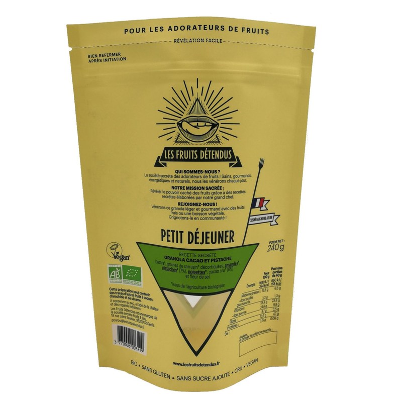 La nourriture biodégradable de Papier d&#39;emballage met en sac la poche réutilisable tiennent le sac compostable fournisseur